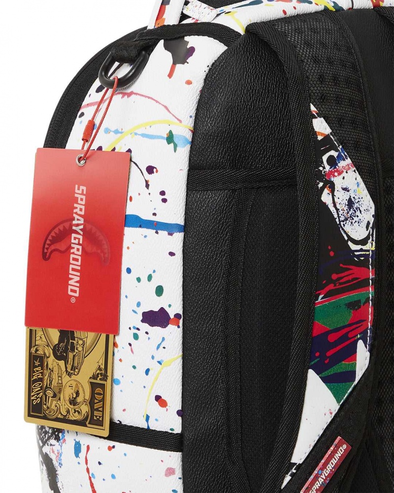 Sprayground Backpack AFTER SPARK BACKPACK White | NEDOK2103