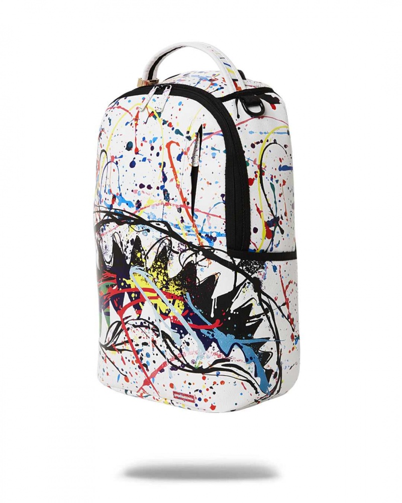 Sprayground Backpack AFTER SPARK BACKPACK White | NEDOK2103