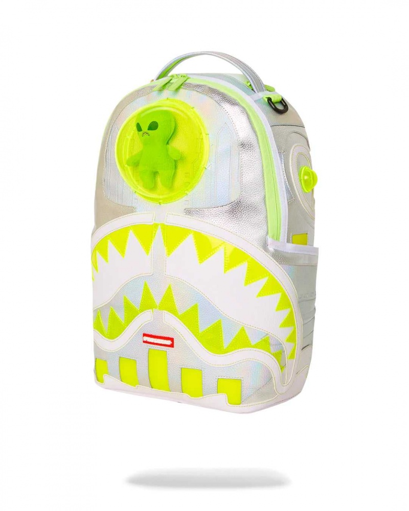 Sprayground Backpack ALIEN MOTHERSHIP DLXSV BACKPACK Green | WKVTS5703