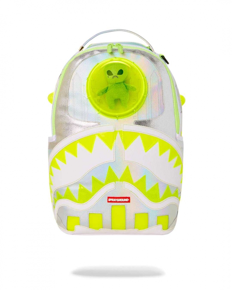 Sprayground Backpack ALIEN MOTHERSHIP DLXSV BACKPACK Green | WKVTS5703