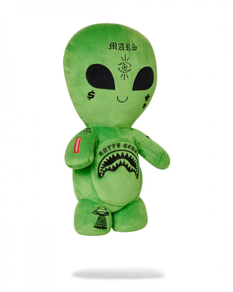 Sprayground Backpack ALIEN PLUSH BACKPACK Green | BOQKI2618