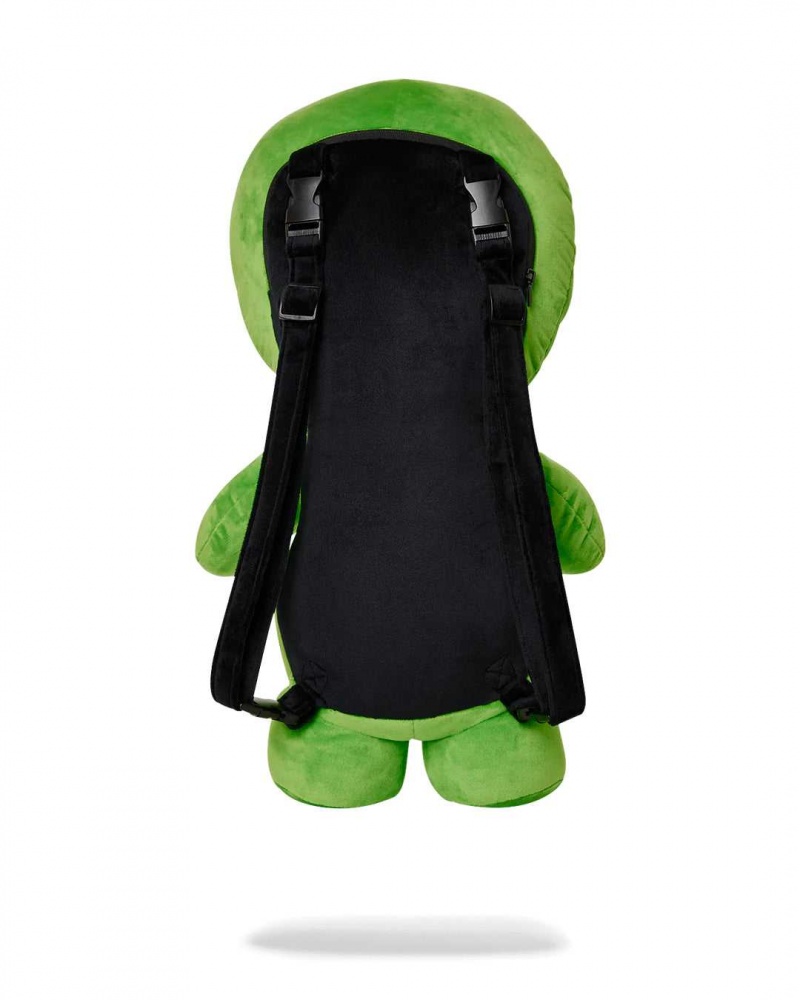 Sprayground Backpack ALIEN PLUSH BACKPACK Green | BOQKI2618