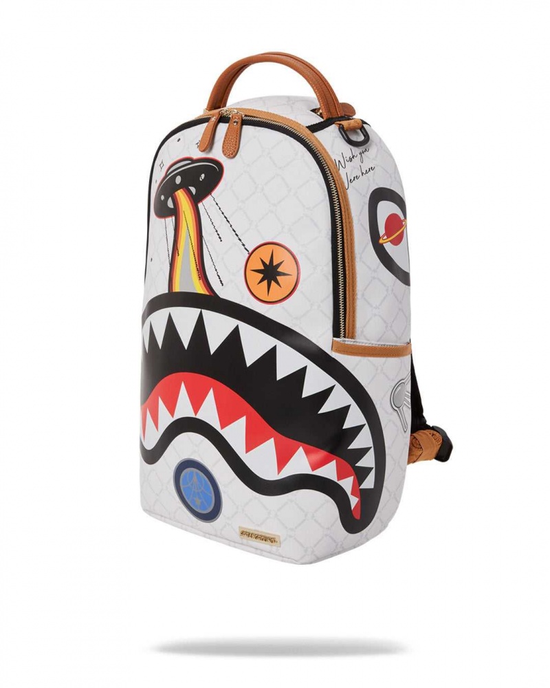 Sprayground Backpack ALIEN RICH BACKPACK White | VLNAB5368