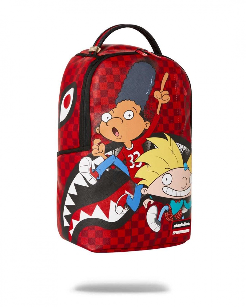 Sprayground Backpack ARNOLD CHILLIN DLXR BACKPACK Bordeaux Burgundy | FMQZC8217