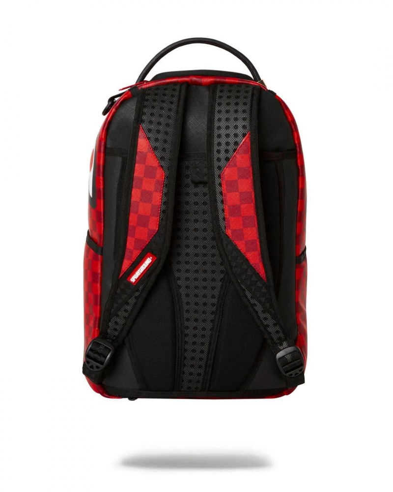 Sprayground Backpack ARNOLD CHILLIN DLXR BACKPACK Bordeaux Burgundy | FMQZC8217