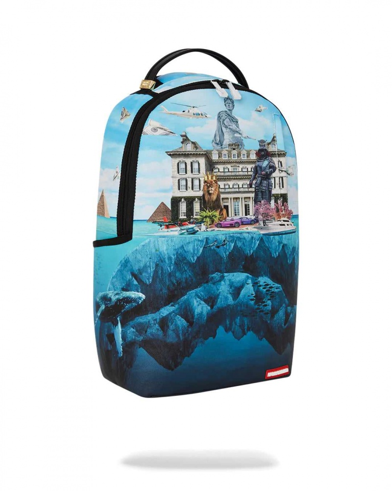 Sprayground Backpack ART OF LIFE BACKPACK Blue | KSJIO6839