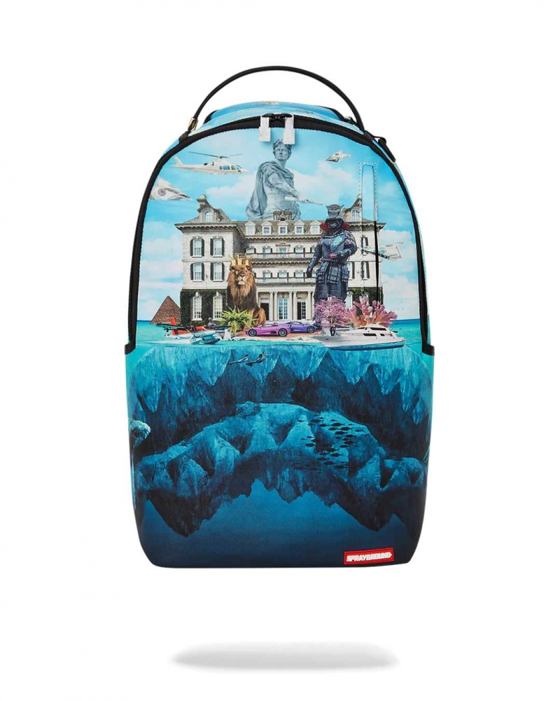 Sprayground Backpack ART OF LIFE BACKPACK Blue | KSJIO6839