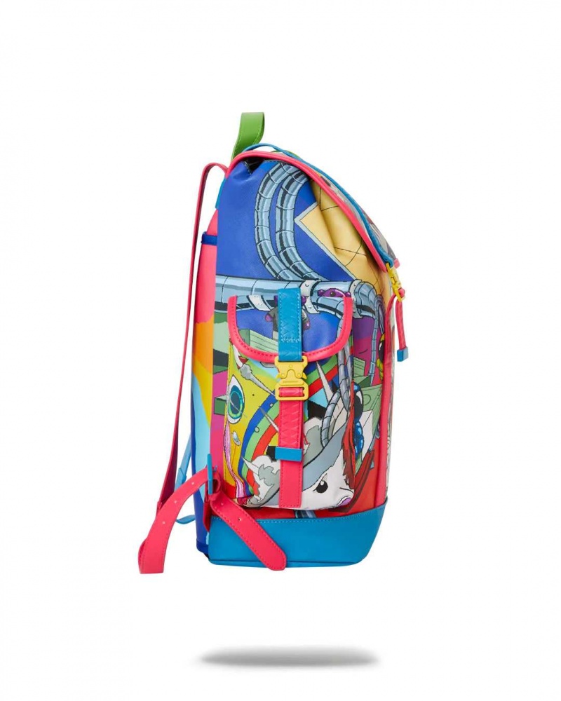 Sprayground Backpack ASTROJUNGLE MONTECARLO Blue | ZLKQJ6903