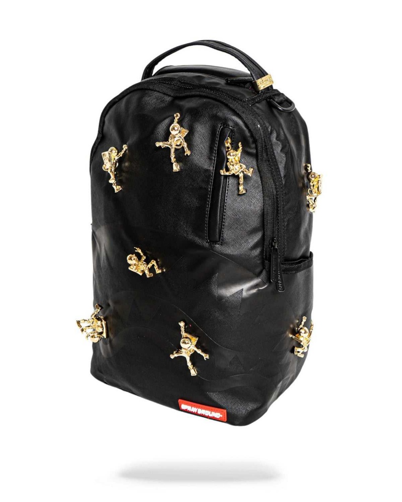 Sprayground Backpack ASTROMANE LOST IN SHARKYWAY Black | CYQTK0591