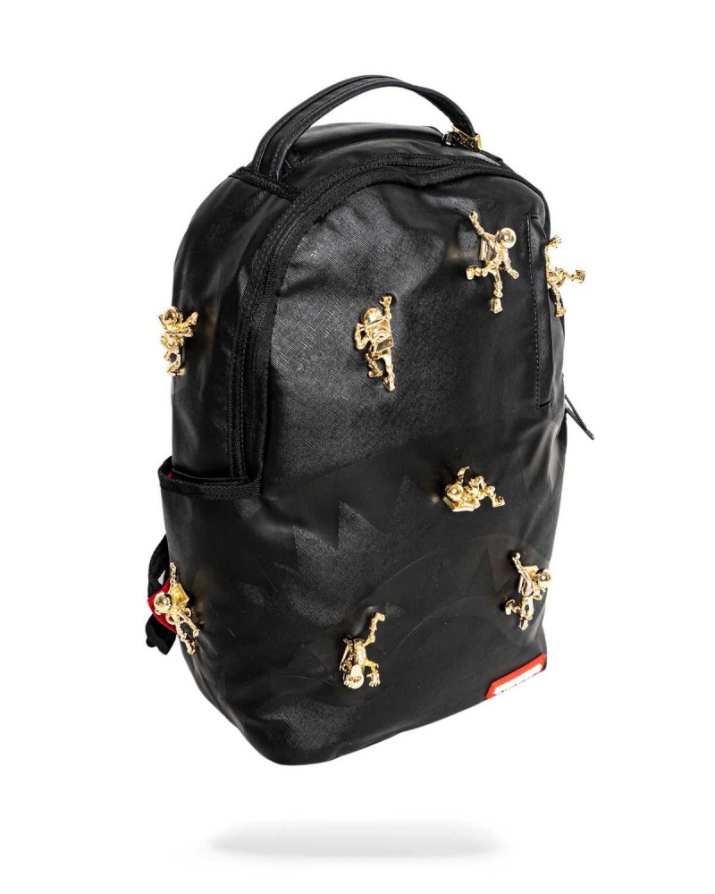 Sprayground Backpack ASTROMANE LOST IN SHARKYWAY Black | CYQTK0591