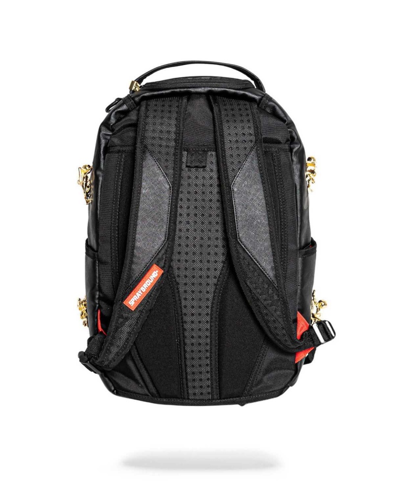 Sprayground Backpack ASTROMANE LOST IN SHARKYWAY Black | CYQTK0591