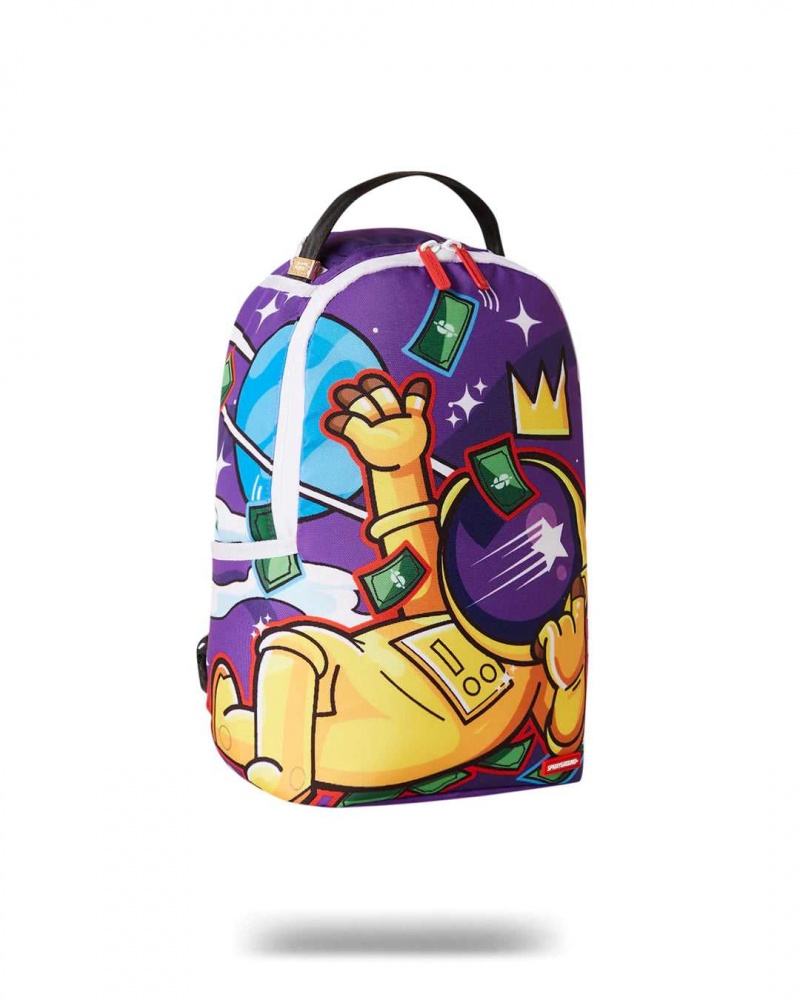 Sprayground Backpack ASTRO DESIGN MINI BACKPACK Purple | ZXPKB2167