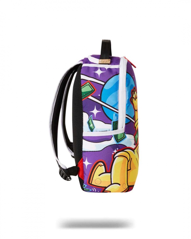 Sprayground Backpack ASTRO DESIGN MINI BACKPACK Purple | ZXPKB2167