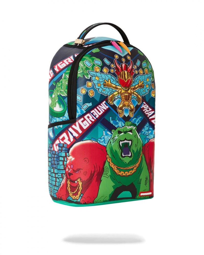 Sprayground Backpack ASTRO PIXEL SUMMON ULTIMATE DLXSR BACKPACK Green | DINTK7249