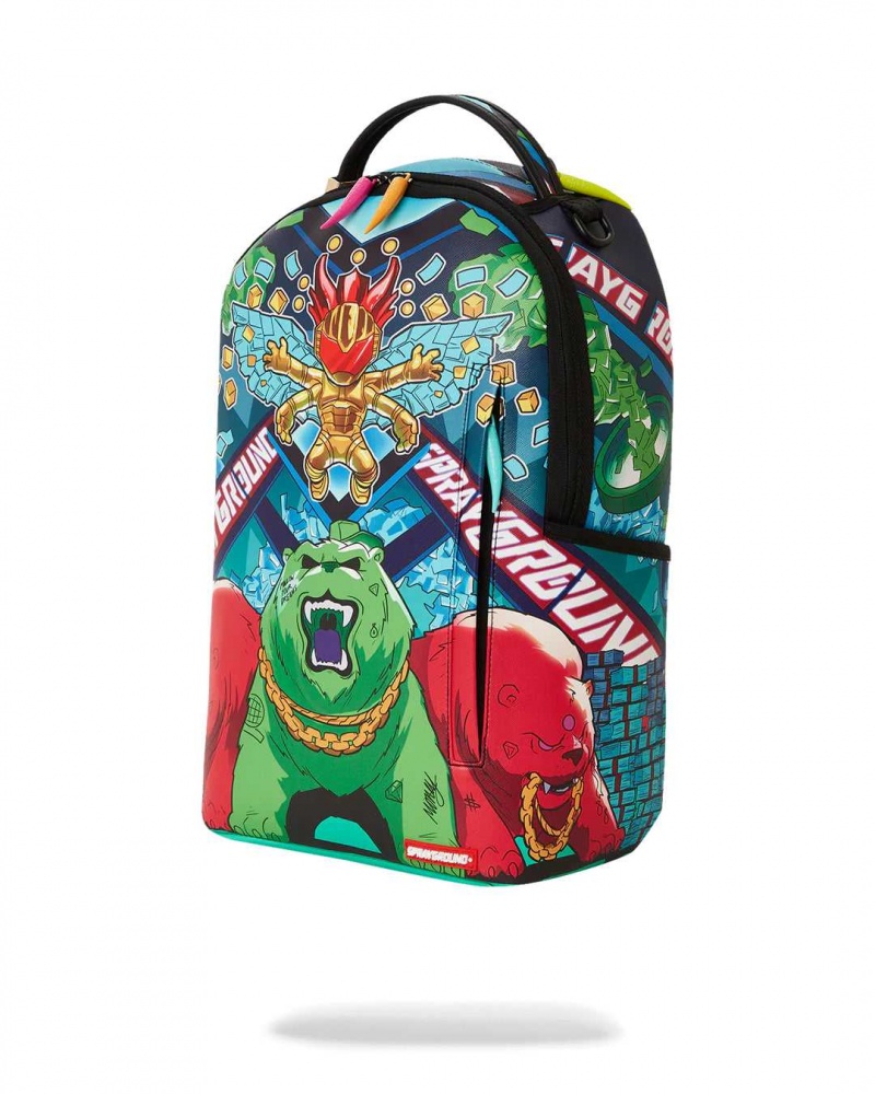 Sprayground Backpack ASTRO PIXEL SUMMON ULTIMATE DLXSR BACKPACK Green | DINTK7249