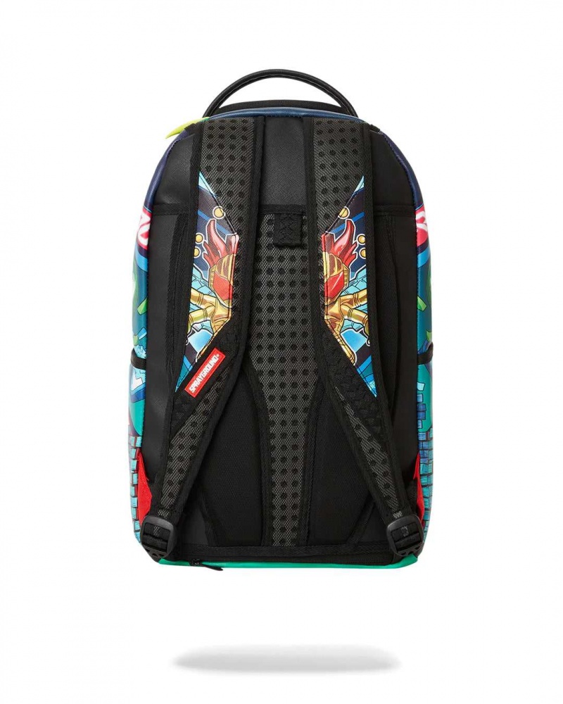 Sprayground Backpack ASTRO PIXEL SUMMON ULTIMATE DLXSR BACKPACK Green | DINTK7249