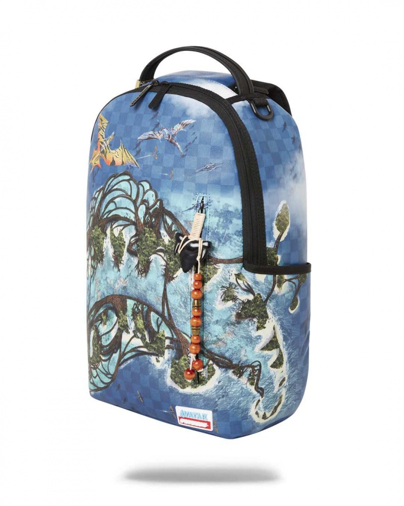 Sprayground Backpack AVATAR SHARK ISLAND BACKPACK Blue | JLRBG4675