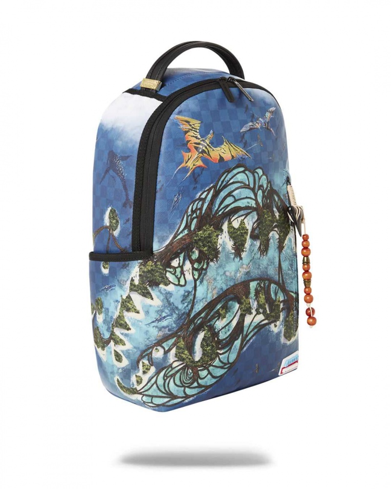 Sprayground Backpack AVATAR SHARK ISLAND BACKPACK Blue | JLRBG4675