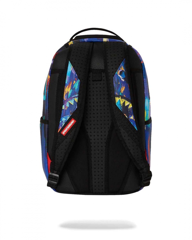 Sprayground Backpack Ai ADAM AND EVE PAINT DLXS BACKPACK Purple | AXDPJ0136