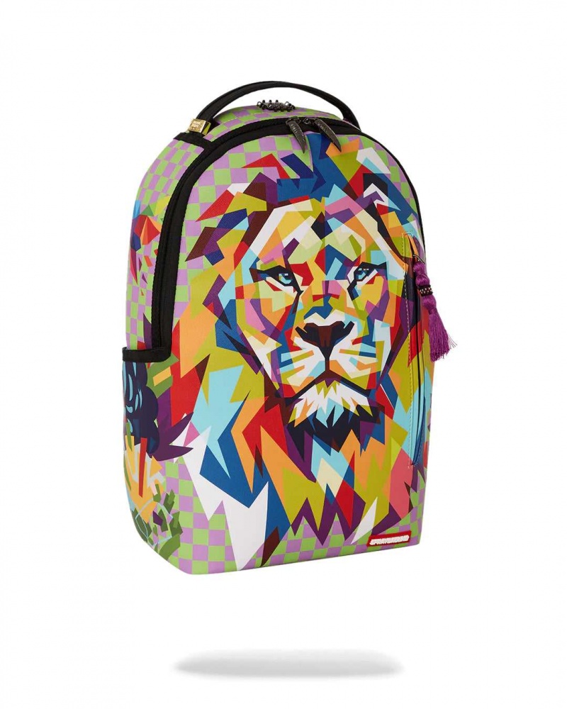 Sprayground Backpack Ai STYLE ART DLXSV BACKPACK Green | CGZYA2981