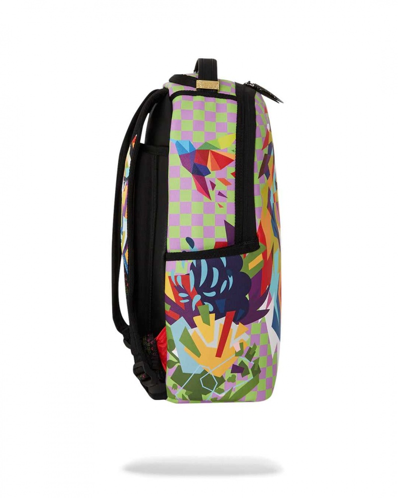 Sprayground Backpack Ai STYLE ART DLXSV BACKPACK Green | CGZYA2981