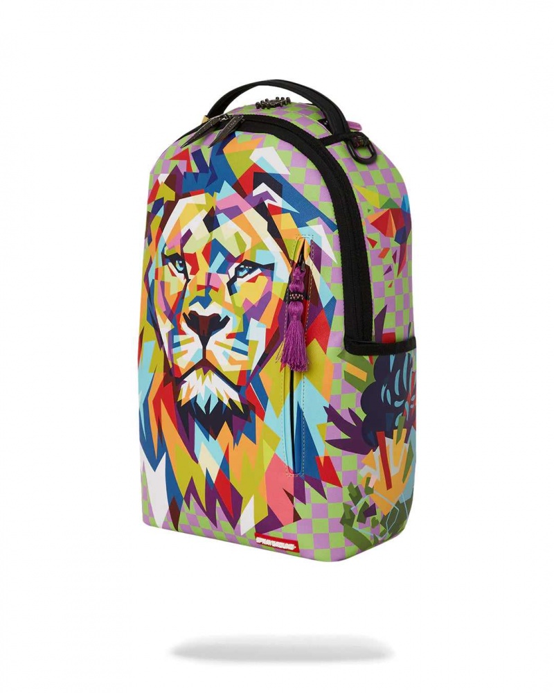 Sprayground Backpack Ai STYLE ART DLXSV BACKPACK Green | CGZYA2981