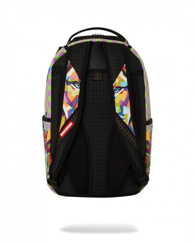 Sprayground Backpack Ai STYLE ART DLXSV BACKPACK Green | CGZYA2981