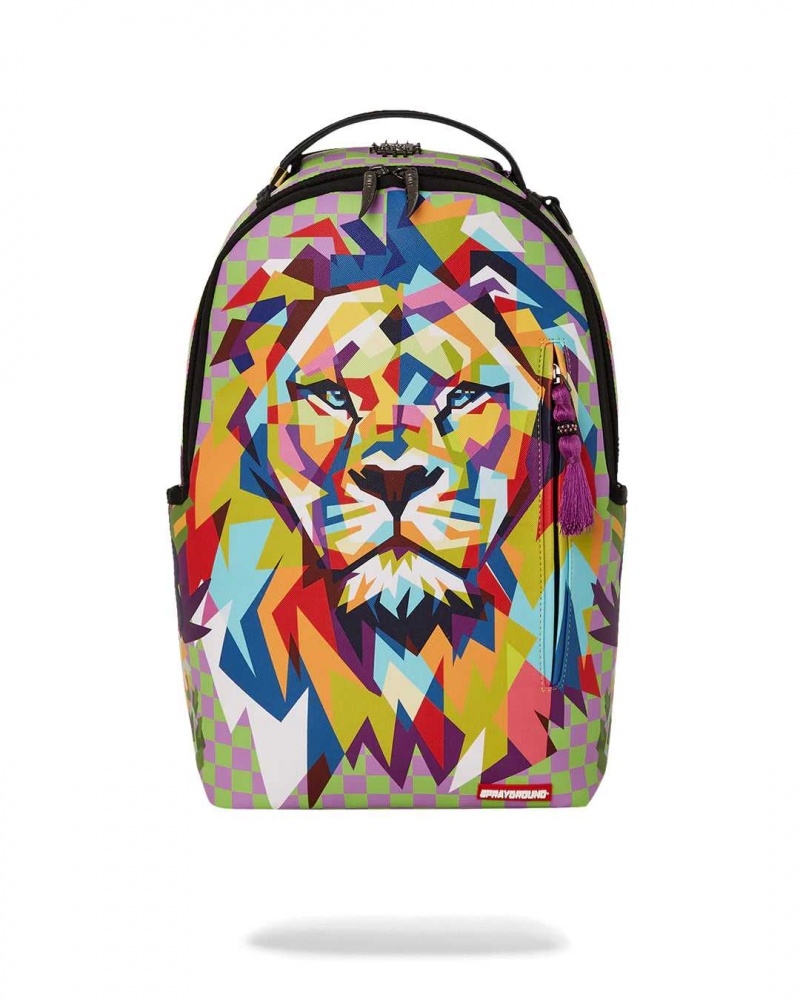 Sprayground Backpack Ai STYLE ART DLXSV BACKPACK Green | CGZYA2981