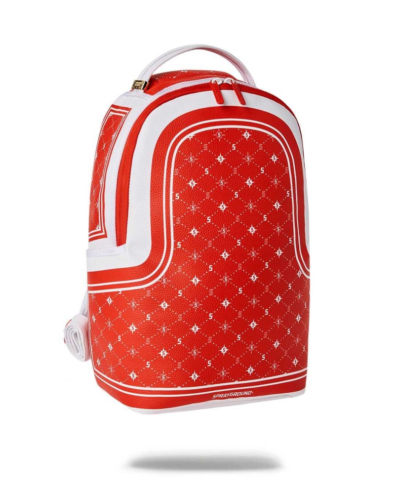 Sprayground Backpack BANDANA DLX BACKPACK Red | CRSHL5123