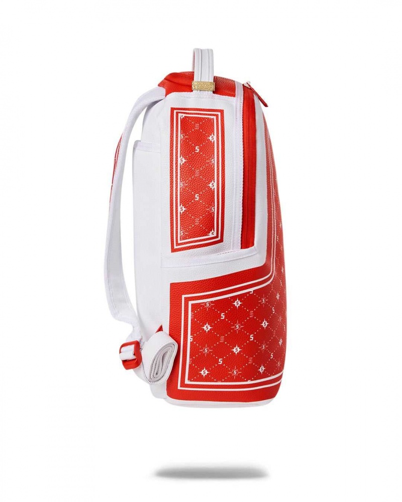 Sprayground Backpack BANDANA DLX BACKPACK Red | CRSHL5123