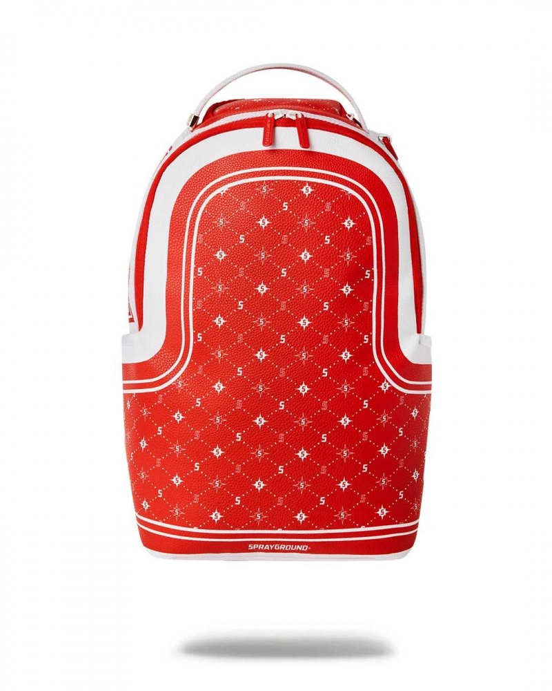 Sprayground Backpack BANDANA DLX BACKPACK Red | CRSHL5123