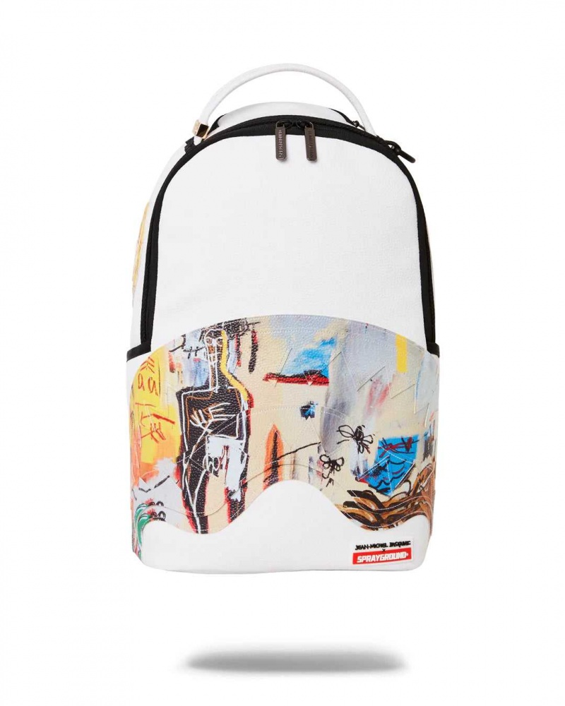 Sprayground Backpack BASQ W SHARKMOUTH White | RFXEI6759