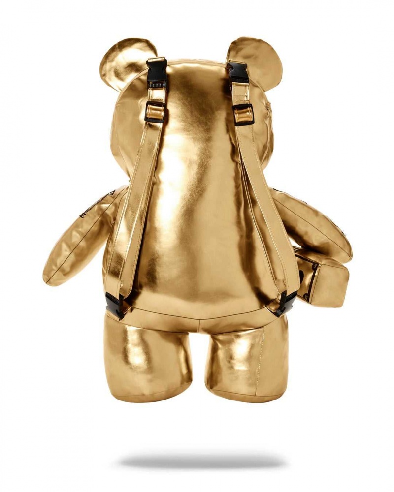 Sprayground Backpack BEAR Gold | IBECK0863