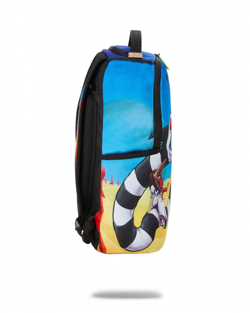 Sprayground Backpack BEETLE JUICE SHARK Blue | UPRJQ5230