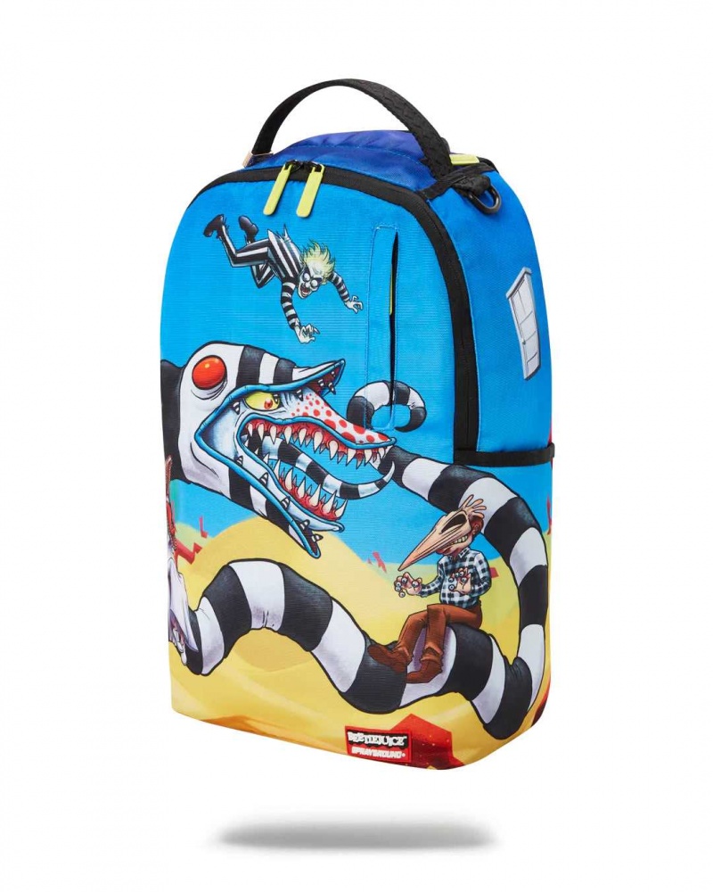 Sprayground Backpack BEETLE JUICE SHARK Blue | UPRJQ5230