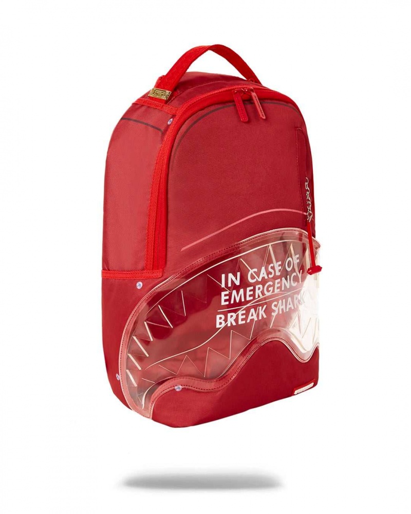 Sprayground Backpack BREAK SHARK BACKPACK Red | FGSUK7038