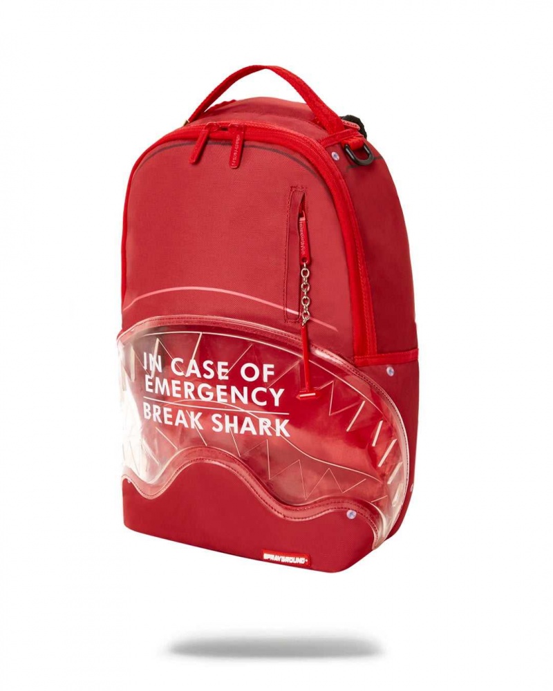 Sprayground Backpack BREAK SHARK BACKPACK Red | FGSUK7038