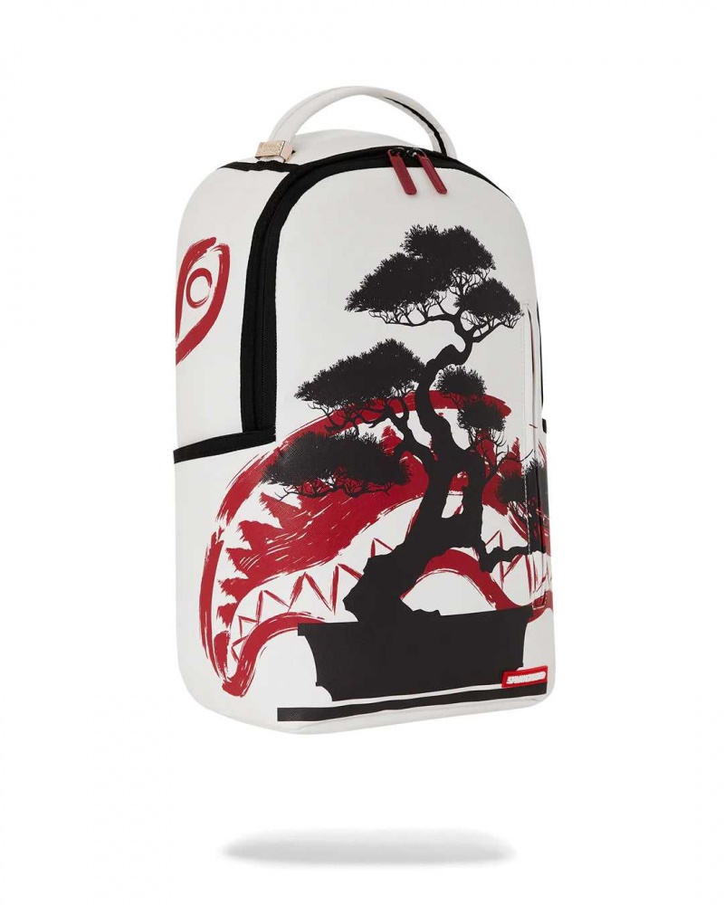 Sprayground Backpack BRUSHED BONSAI BACKPACK White | FRGCN3598