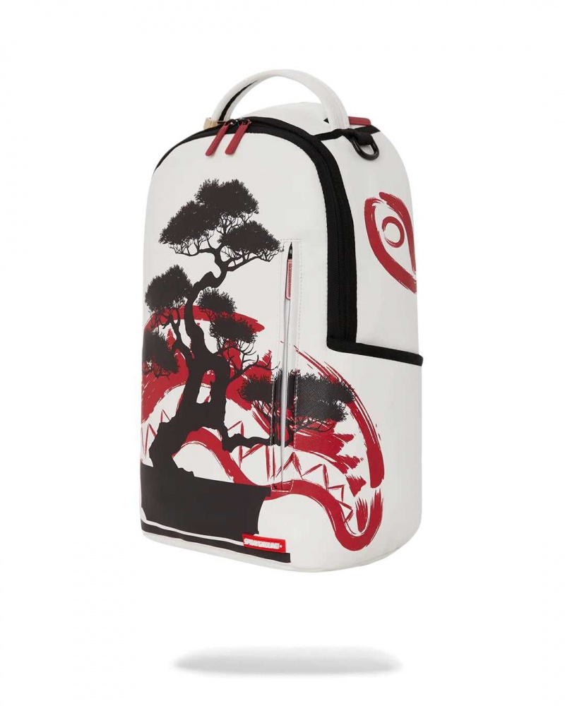 Sprayground Backpack BRUSHED BONSAI BACKPACK White | FRGCN3598