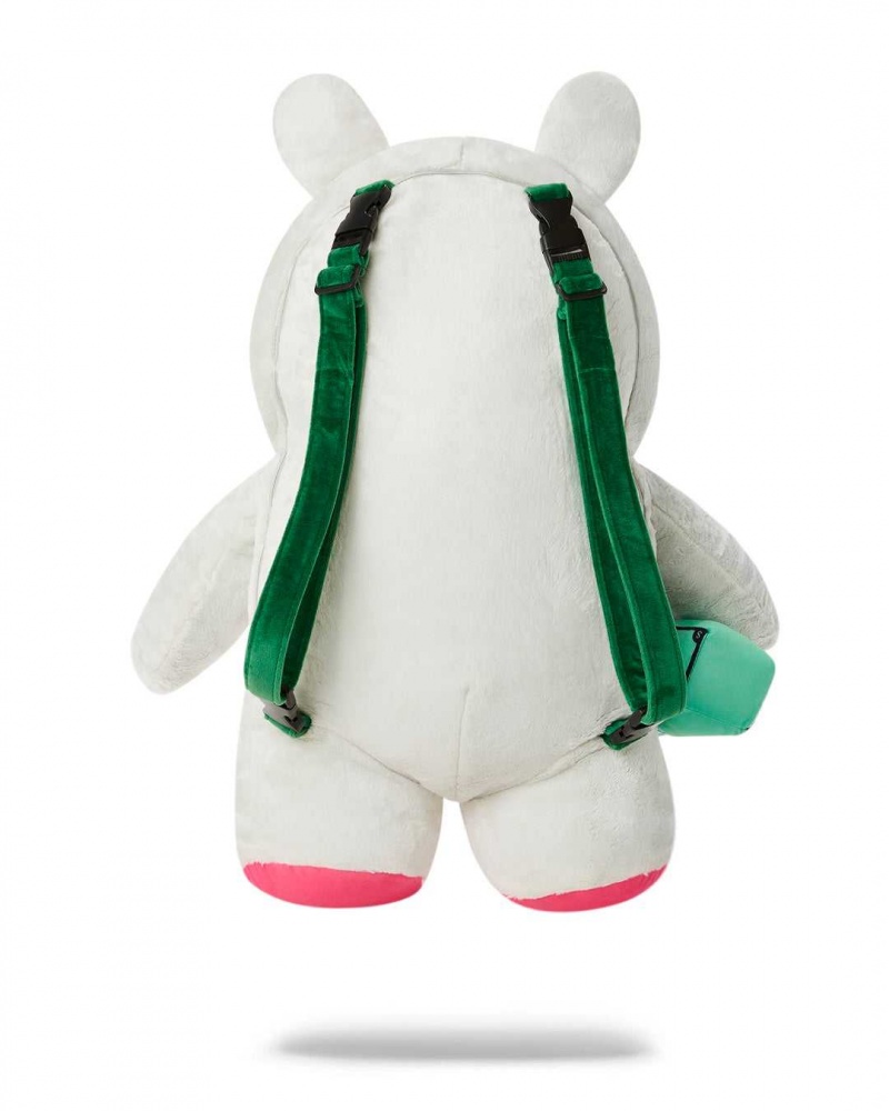 Sprayground Backpack BUNNY BEAR White | YKMBR6438