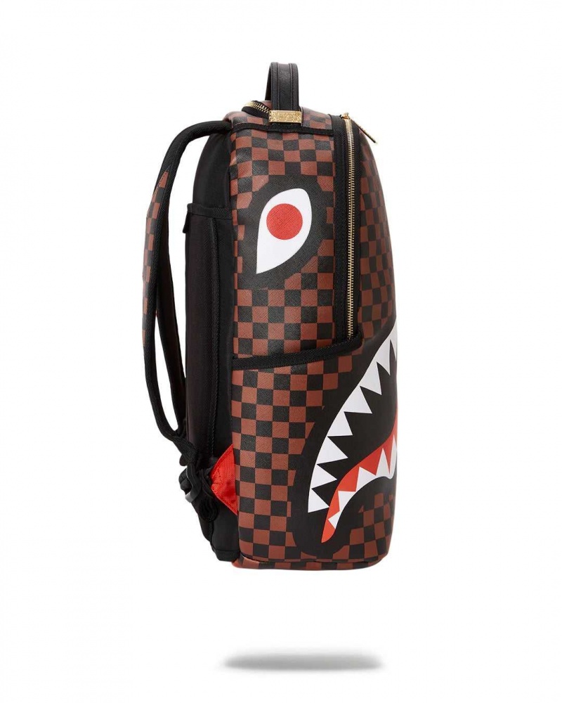 Sprayground Backpack BURNT SHARKS IN PARIS DLX BACKPACK Black | FPEBZ1835