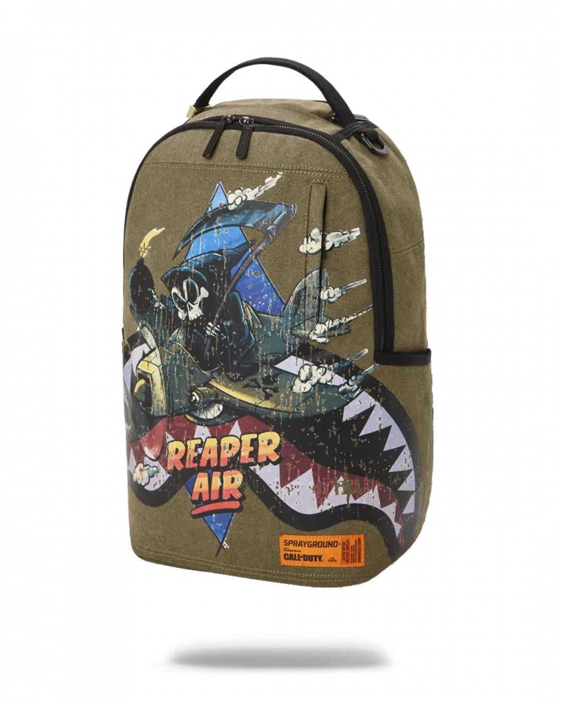 Sprayground Backpack CALL OF DUTY REAPER BACKPACK 2 Green | VDHYI5063