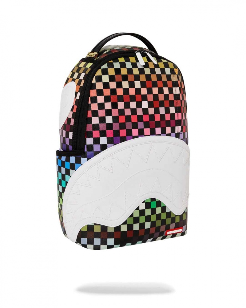 Sprayground Backpack CALM CHECK COLORS DLXSV BACKPACK Multicolor | KGZCQ8031