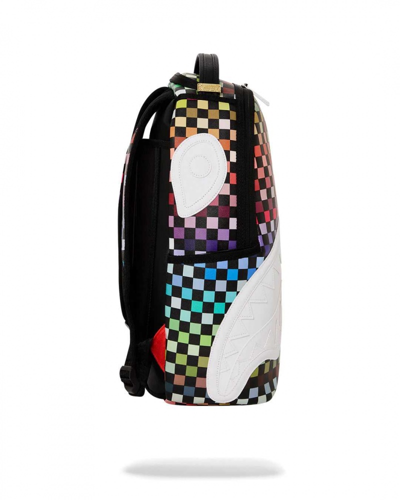 Sprayground Backpack CALM CHECK COLORS DLXSV BACKPACK Multicolor | KGZCQ8031