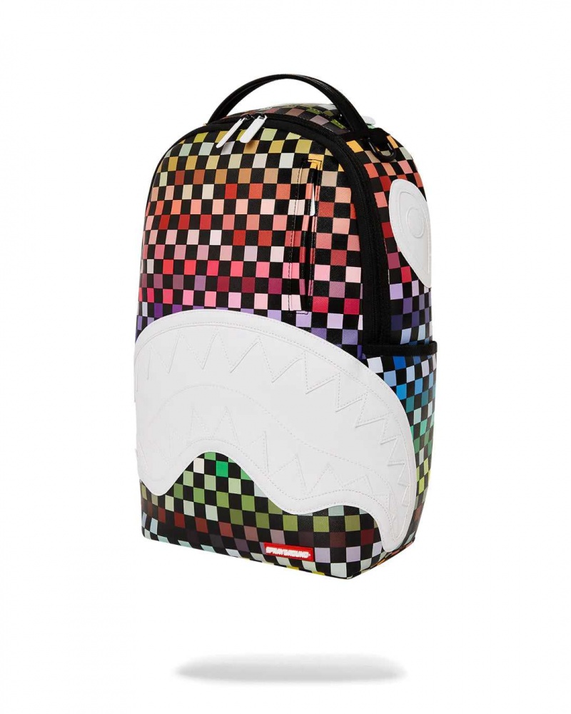 Sprayground Backpack CALM CHECK COLORS DLXSV BACKPACK Multicolor | KGZCQ8031