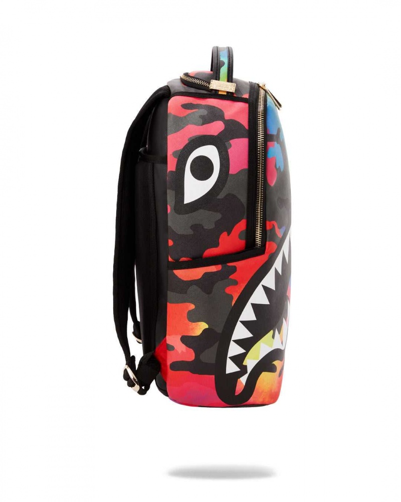 Sprayground Backpack CAMOBURST BACKPACK Black | BXEUD8760