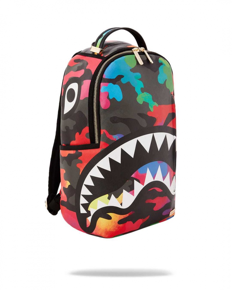 Sprayground Backpack CAMOBURST BACKPACK Black | BXEUD8760