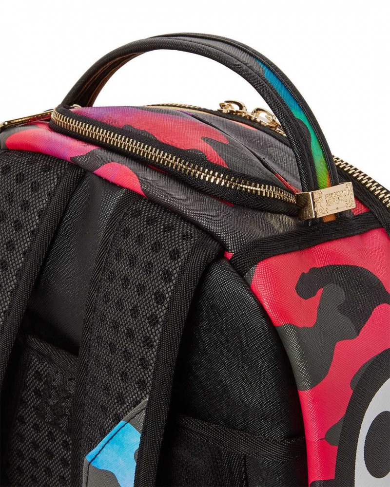 Sprayground Backpack CAMOBURST BACKPACK Black | BXEUD8760