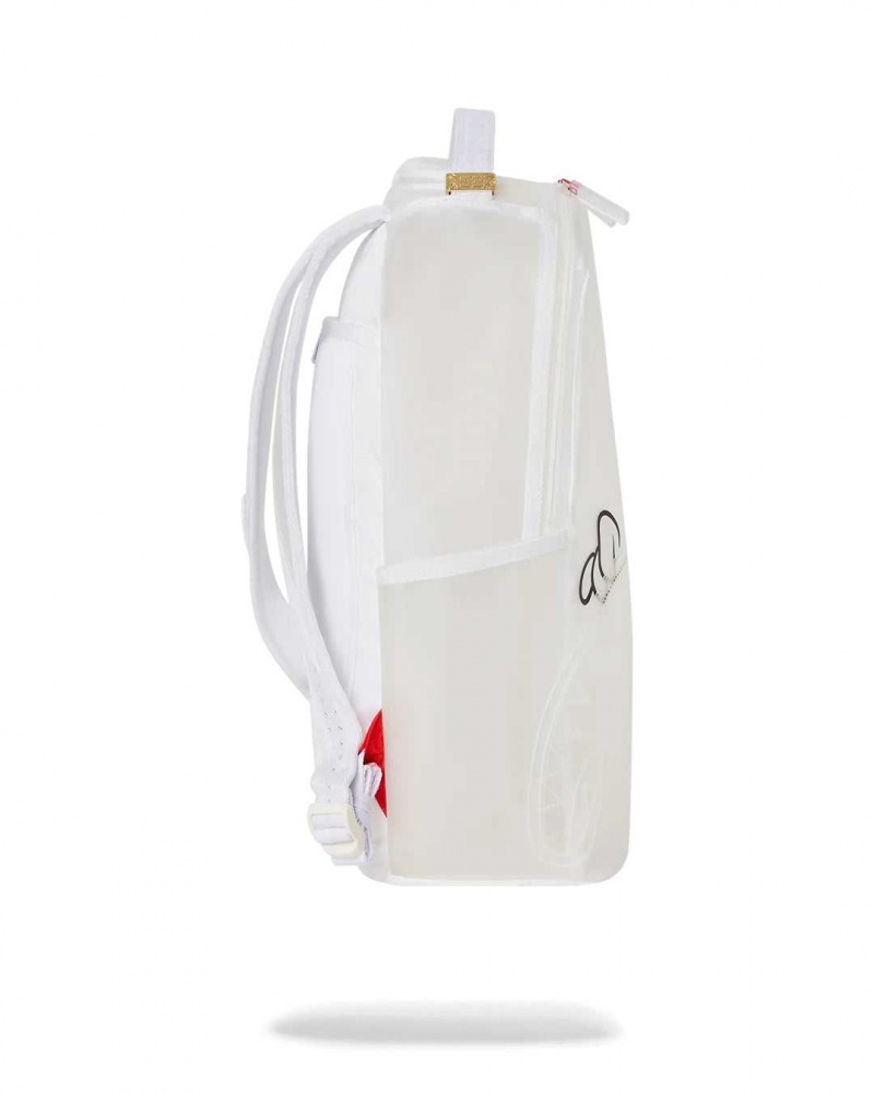 Sprayground Backpack CASPER FROSTED BAG DESIGN BACKPACK White | KHLQR1483