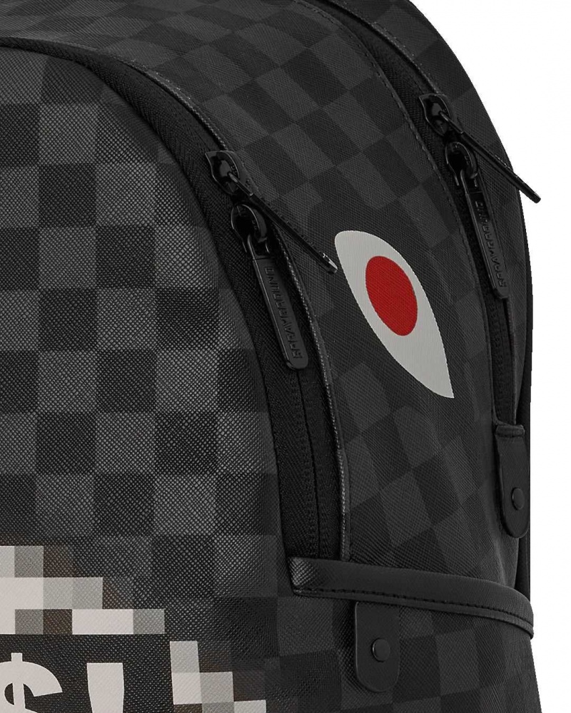 Sprayground Backpack CENSORED SAVAGE Black | EXOIS9674